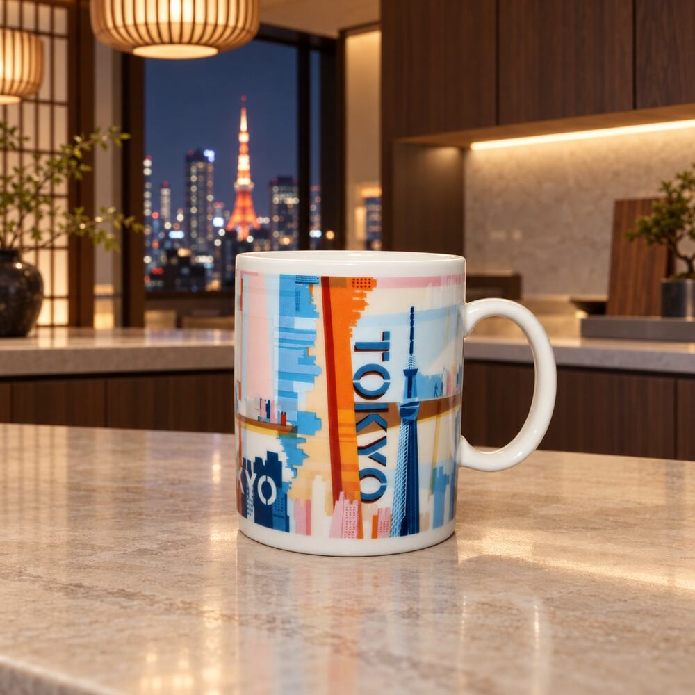Starbucks Tokyo Japan City Mug  Limited Edition 14oz Coffee Cup